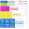 Wholesale of PP letter formwork rulers and multi-color formwork rulers from the source factory. Unicorn-deer plastic. Other products can be exported to Europe Item Picture